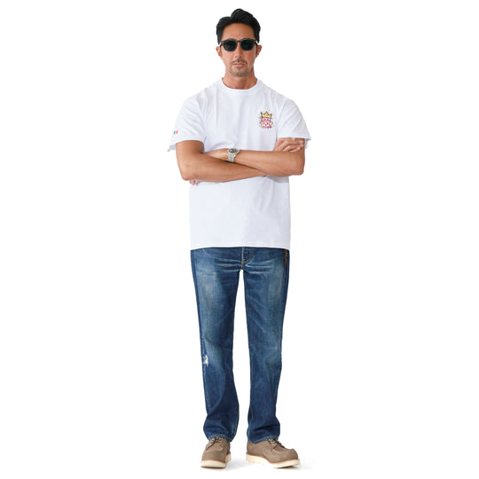 T-Shirt ERAL55 Logo Anniversary WHITE