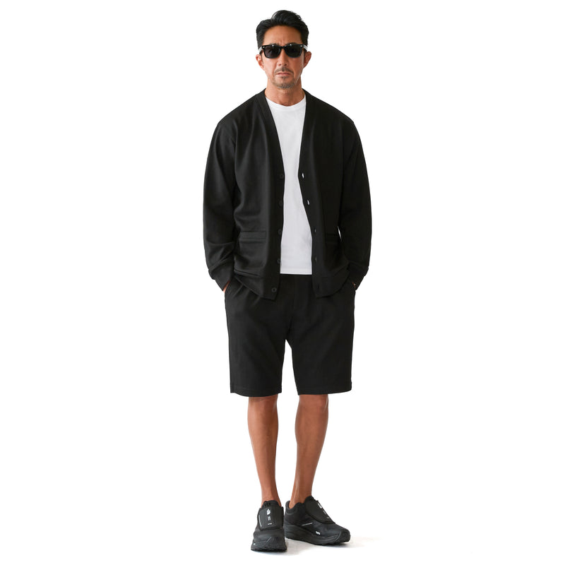 アメリカン・シーアイランドコットン カーディガン ブラック – MINIMAL