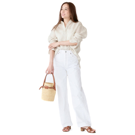 【Women's】フレンチリネン ベージュ