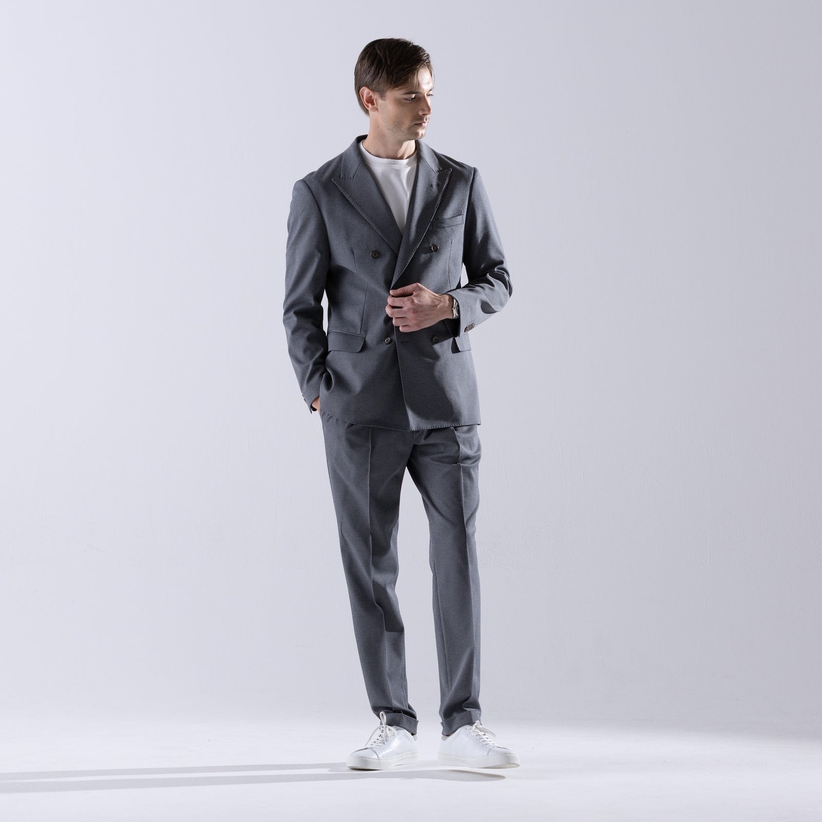 TTM02（ダブルティエム02）バーズアイ ダブル6Bトラベルジャケット