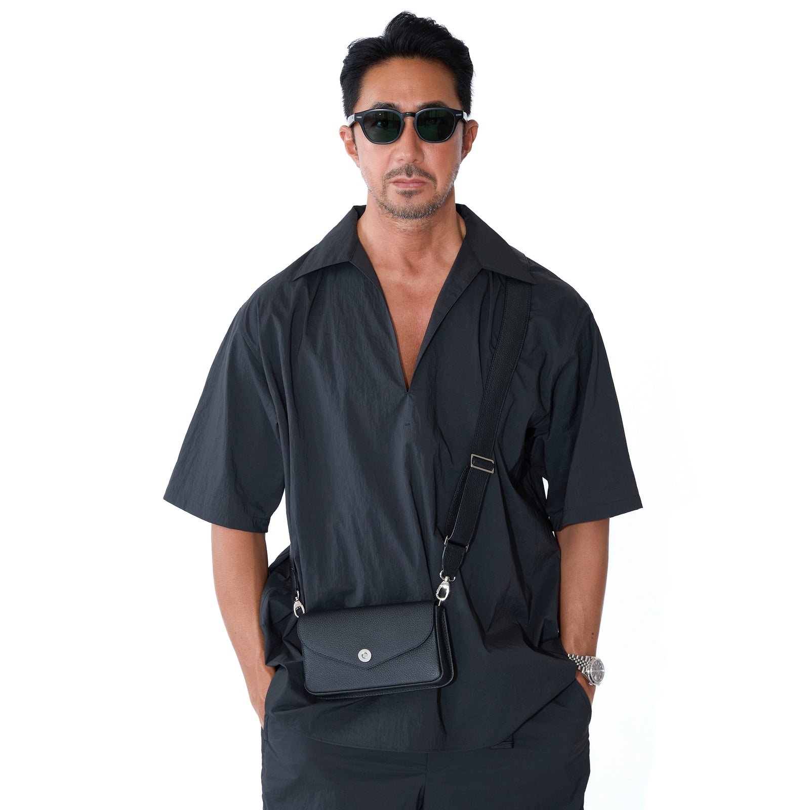 干場別注】1275 ウォレットポーチ用レザーストラップ – MINIMAL WARDROBE