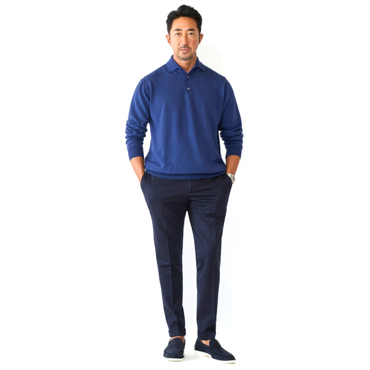 チャールズＦステッド SUPERBUCK スエード アンライニング スリッポン ネイビー