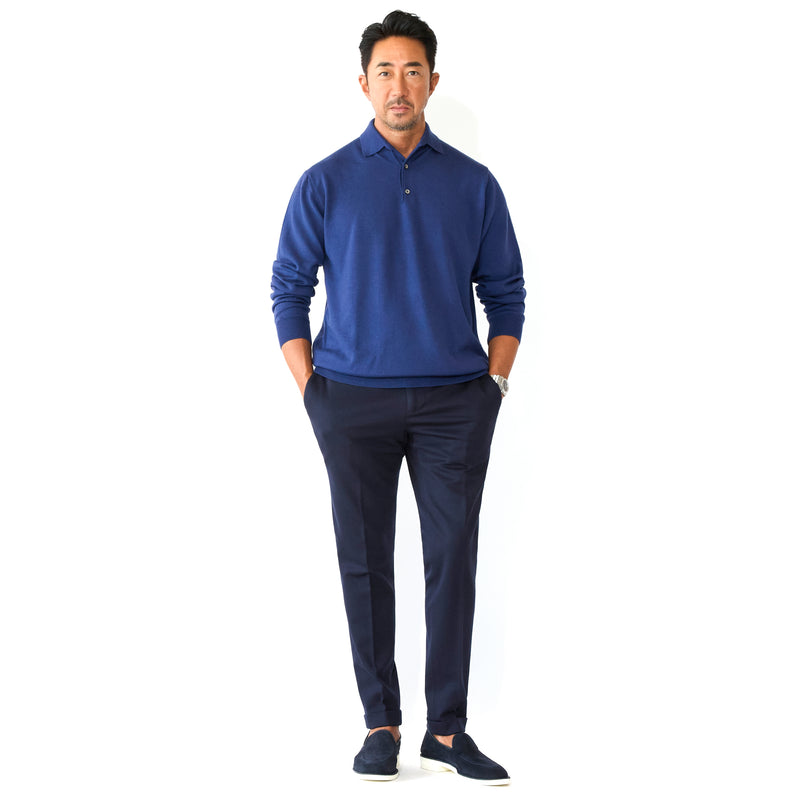 チャールズＦステッド SUPERBUCK スエード アンライニング スリッポン ネイビー