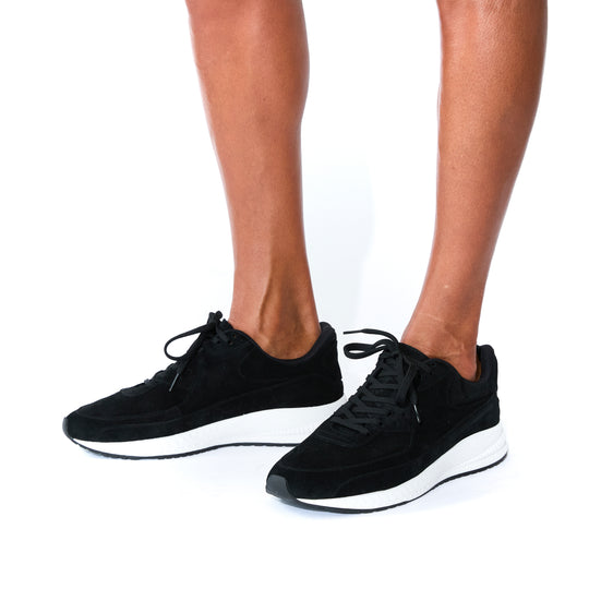 WHA-0001S スエードスニーカー BLACK