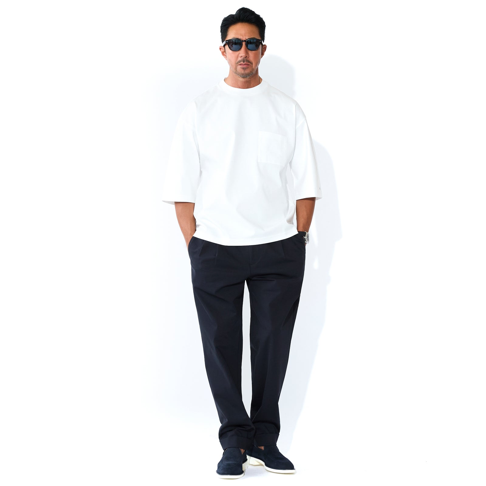 干場義雅×DRESSTERIOR】ICE CLEAR COTTON Tシャツ ホワイト – MINIMAL