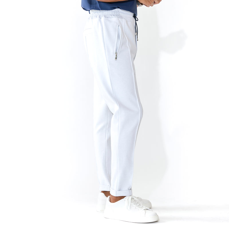 J4071 新品 エンポリオアルマーニ ストレッチクリースイージーパンツ 白52 永久クリース パンツ コットン ホワイト – MINIMAL WARDROBE