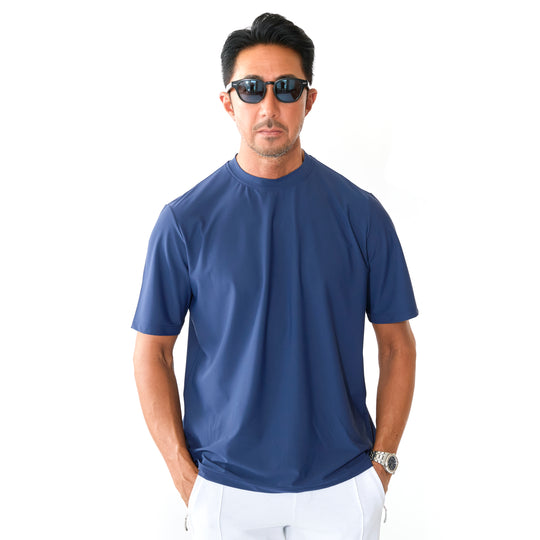 ドライタッチ Tシャツ ブルー