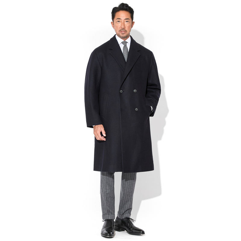 Optima16.5 Merino Jersey オーバーサイズ ダブルチェスター コスモネイビー