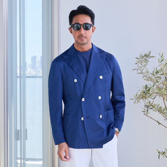 6B ダブルジャケット ブルー