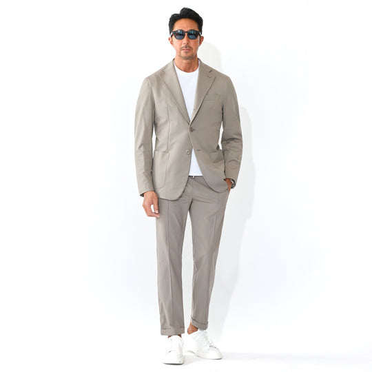 永久クリース パンツ ナイロン グレージュ