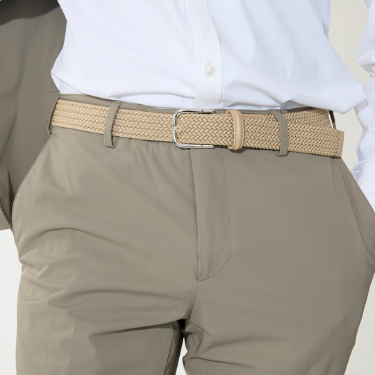 【干場自腹買い】ゴムメッシュベルト ベージュ