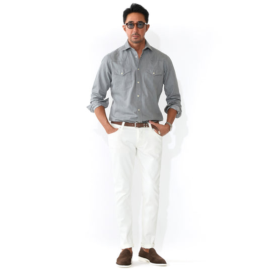 【干場別注】PANATELA VINTAGE WHITE