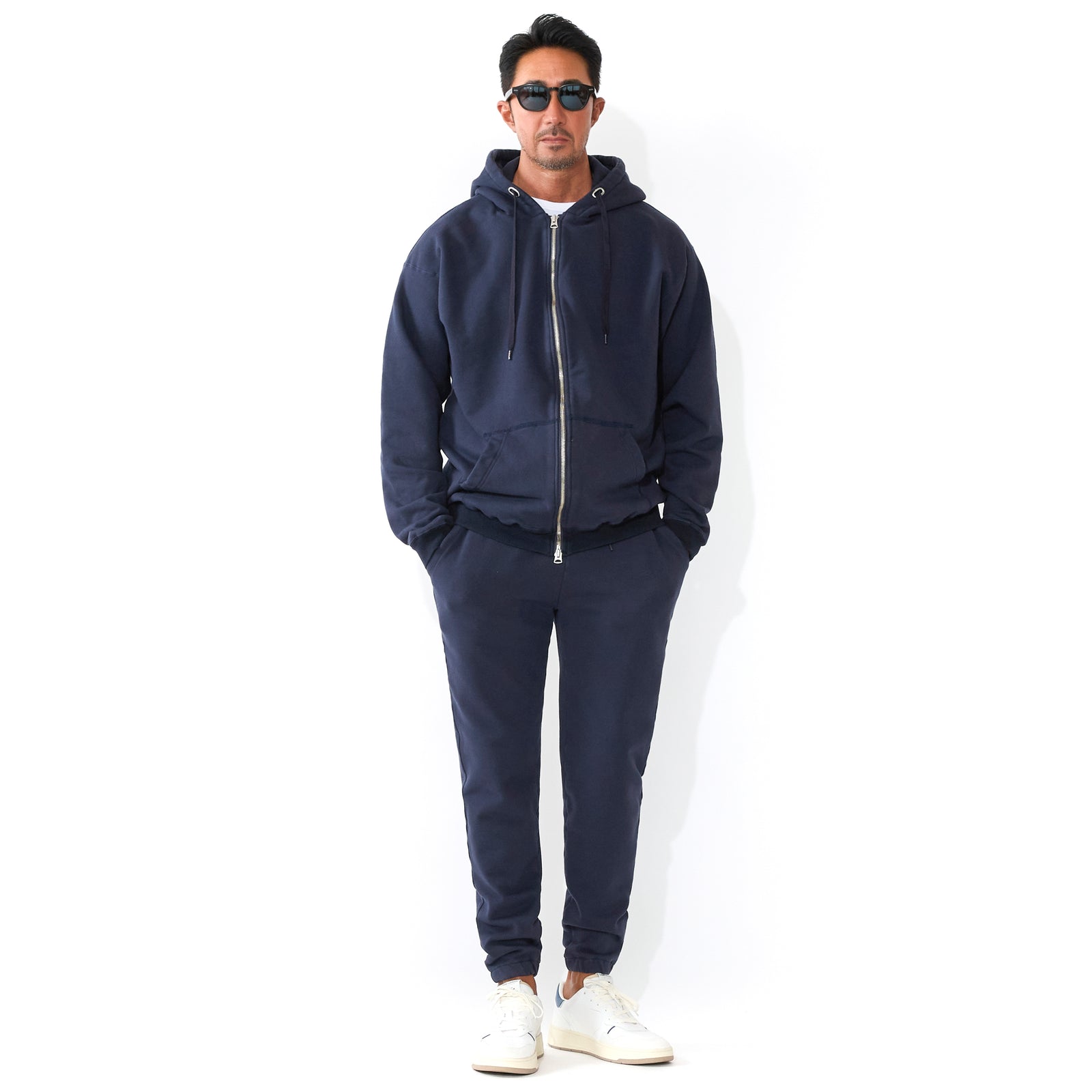 2026SS【干場別注】OW加工裏毛スウェットパンツ ネイビー – MINIMAL