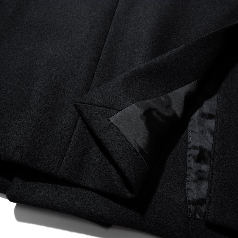 Optima 16.5 Merino Wool Jersey<br>ダブル6Bテーラードジャケット ブラック