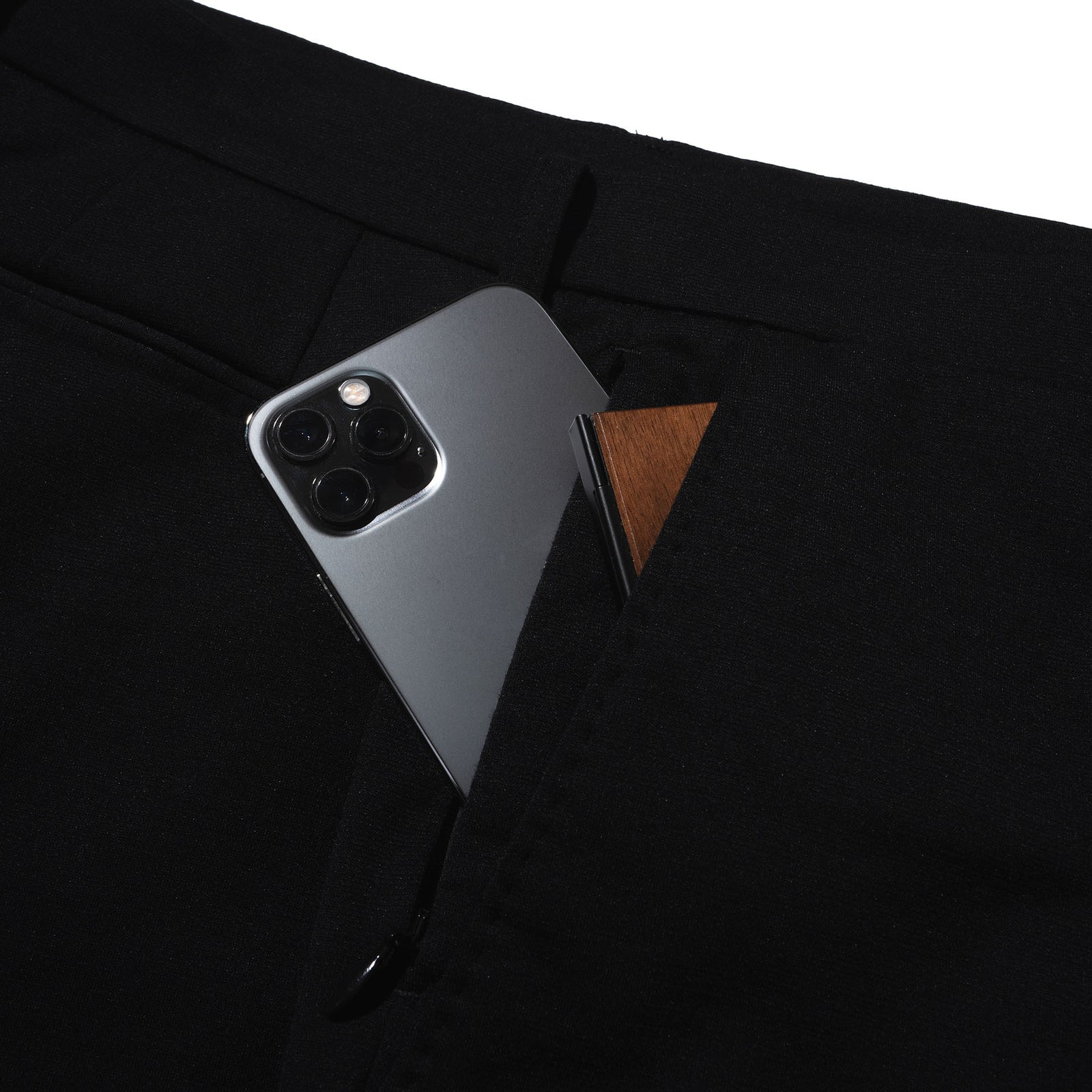 秋冬素材】 Duplex Wool Jersey スリムテーパード トラベルスラックス