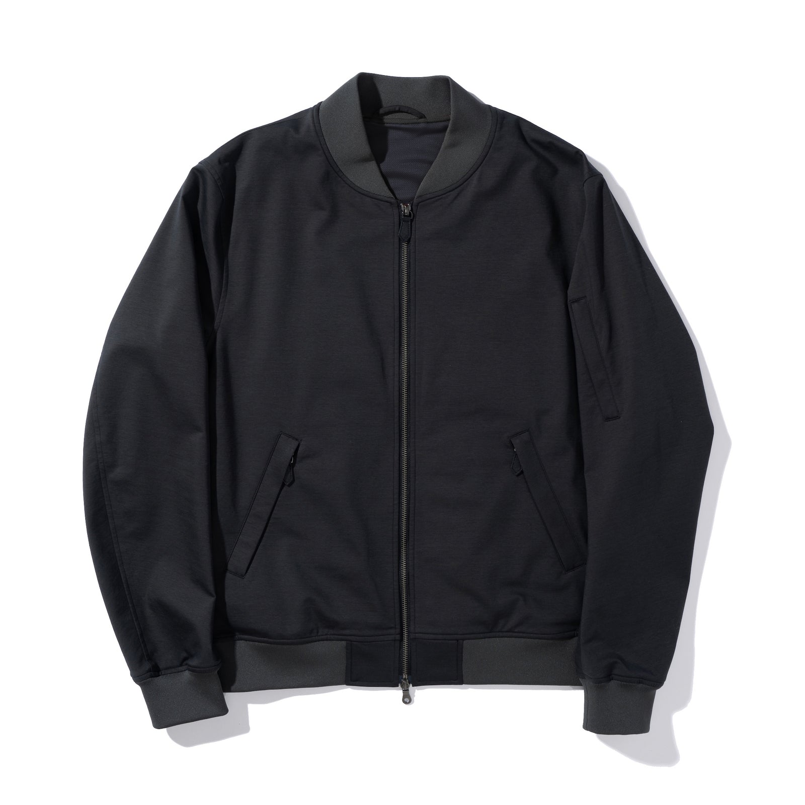 Duplex Wool Jersey トラベルMA-1 Black 48サイズ Duplex Wool Jersey