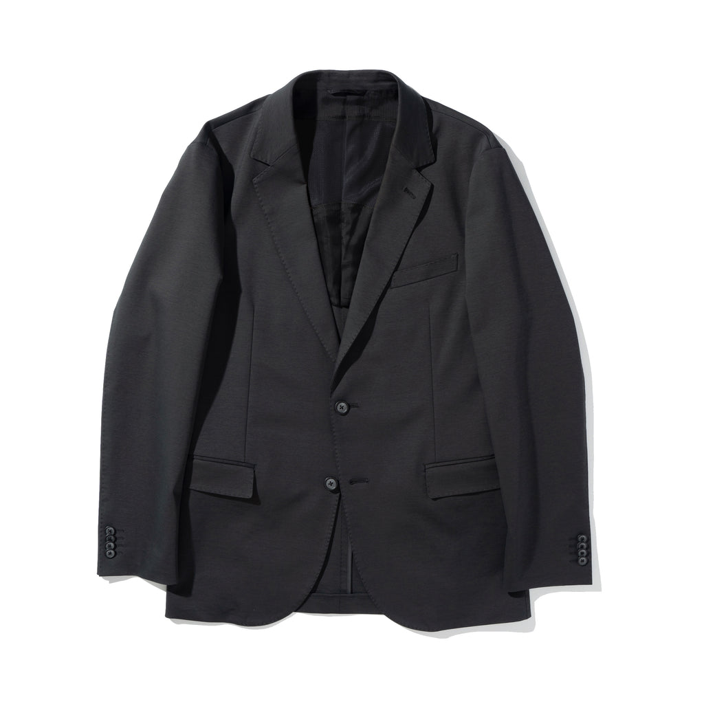 Duplex Cotton Jersey シングル2Bノッチド・トラベルジャケット