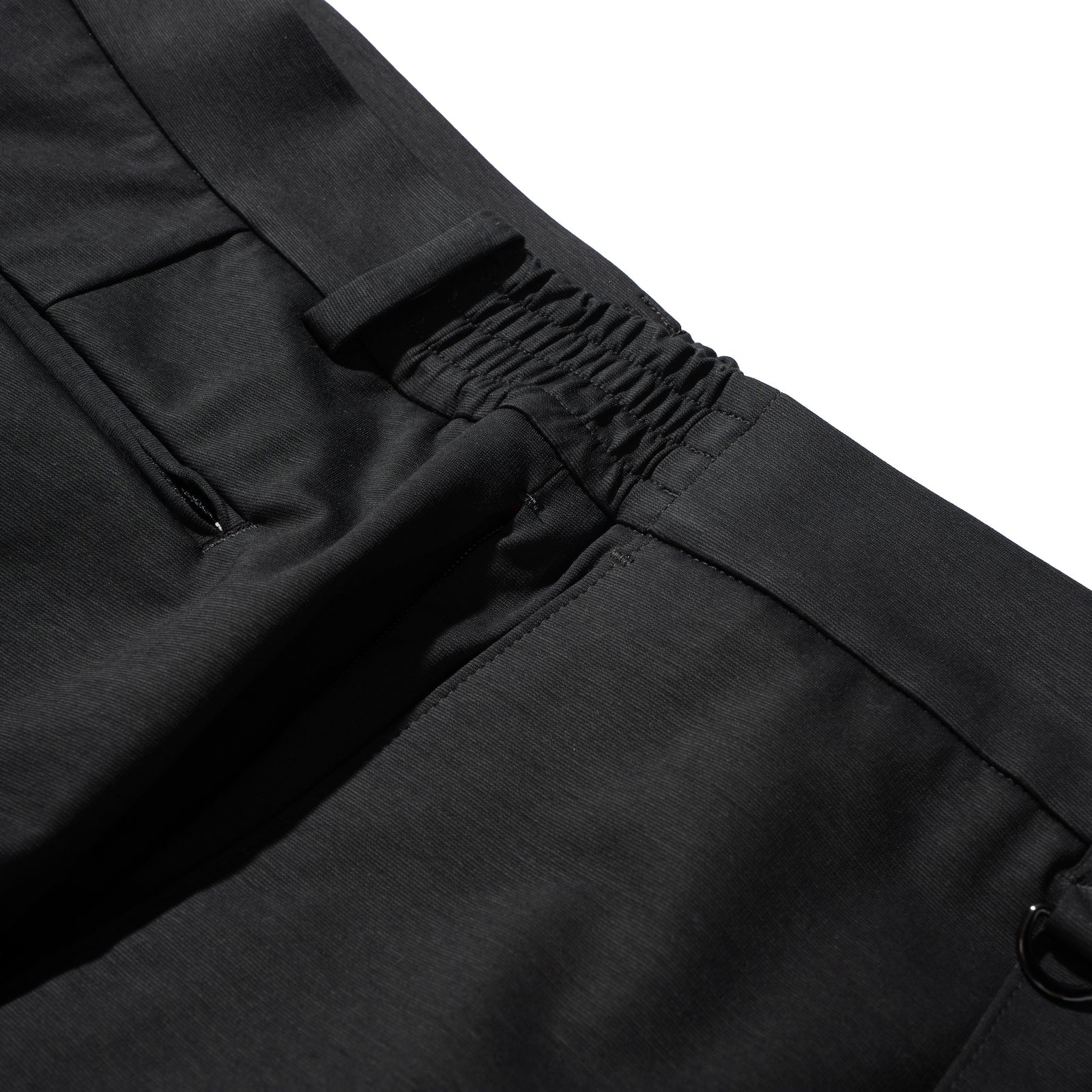 MOVB 黒 スラックスDuplex Cotton Jersey Duplex Cotton Jerseyスリムテーパード トラベルスラックス