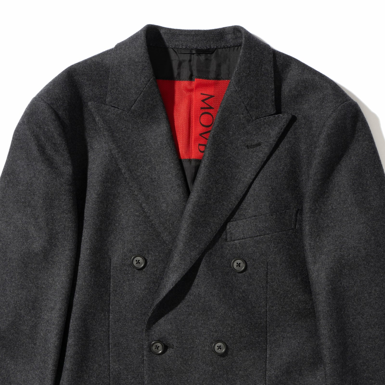 【美品】S 44 ロロピアーナ　ダブル テーラードジャケット メリノウール Platinum14.5 Merino Compressed jersey ダブル6Bクラシックテーラード