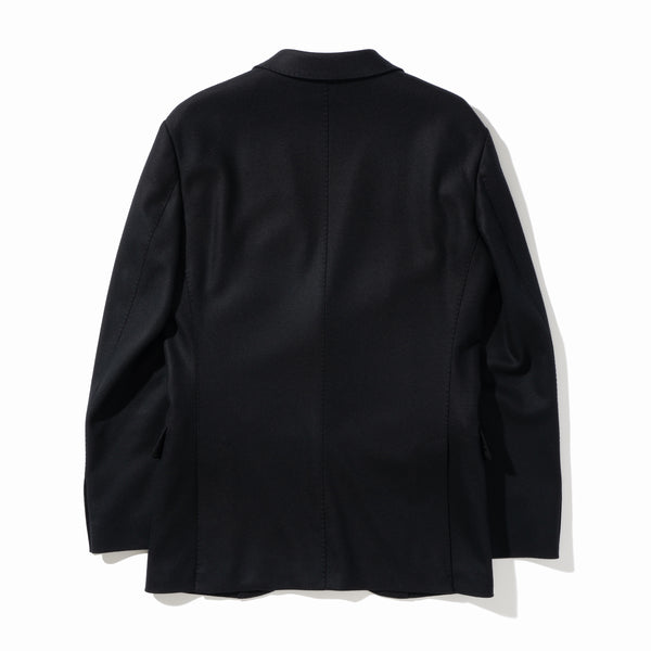 Platinum14.5 Merino Compressed jersey シングル2Bクラシックテーラードジャケット ブラック ブラック