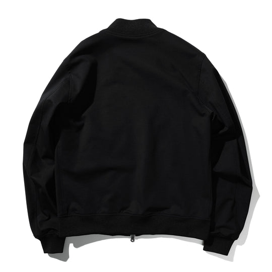 【新素材】Duplex Cotton Jersey<br>トラベルMA-1 ブラック