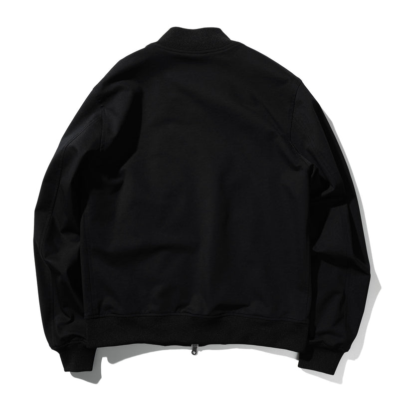 【新素材】Duplex Cotton Jersey<br>トラベルMA-1 ブラック
