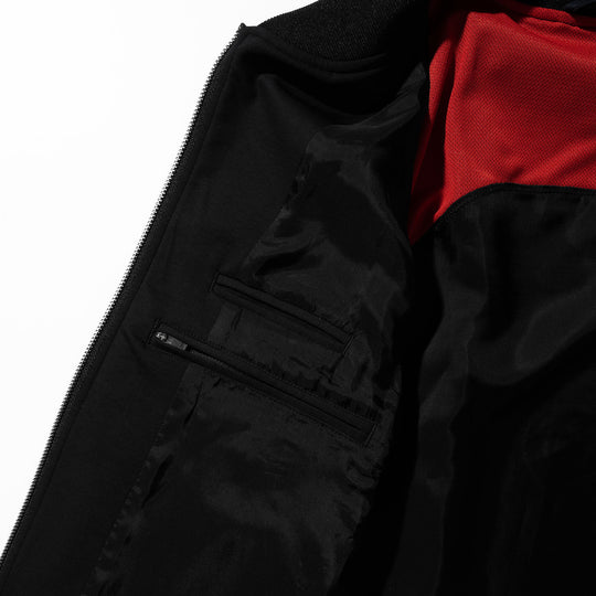 【新素材】Duplex Cotton Jersey<br>トラベルMA-1 ブラック