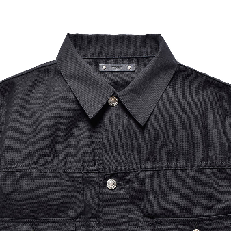 【MMW限定販売】Pontoglio Cotton Cashmere STR Twill TF-GJKT ブラック