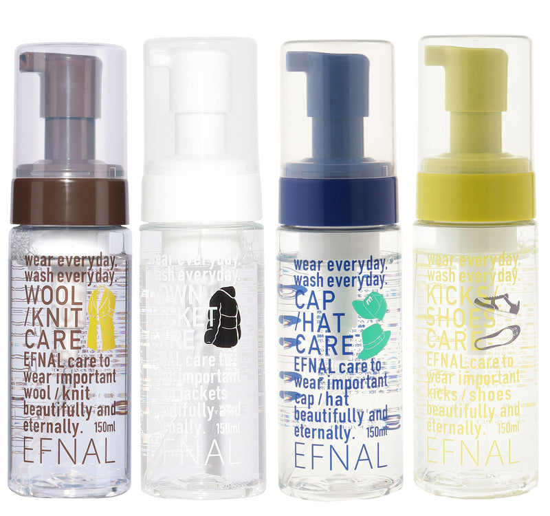 EFNAL care　各種専用洗剤4本セット