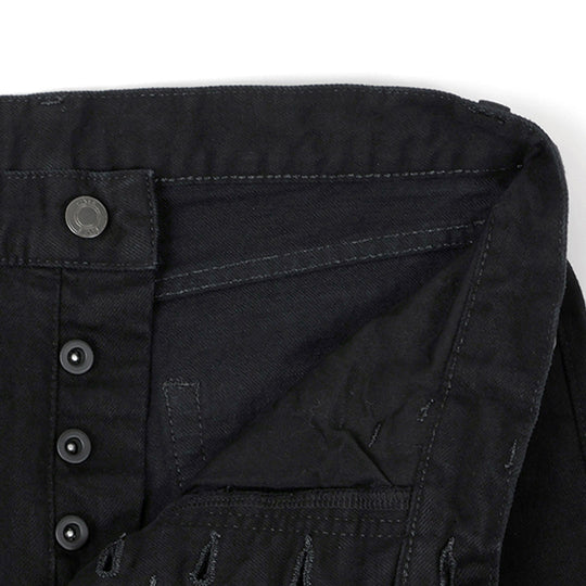 FDM-01 ストレッチ セルヴィッジデニム パンツ BLACK