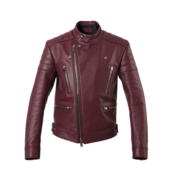 希少 エポカウォモ　プリマコレクション クロコ調レザーブラウン ライダース A_2023_03_13_0396_6cd5500d-