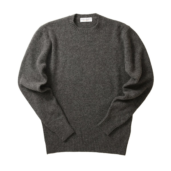 【期間限定価格】新品 STILL BY HAND ヤク混ミドルゲージ セーター 干場別注カシミアシルク混ミドルゲージクルーネックニット