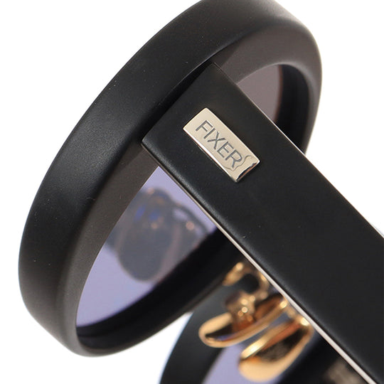 FIXER × CASABLANCA GEFFEN サングラス MATTE BLACK / BLACK SMOKE LENS