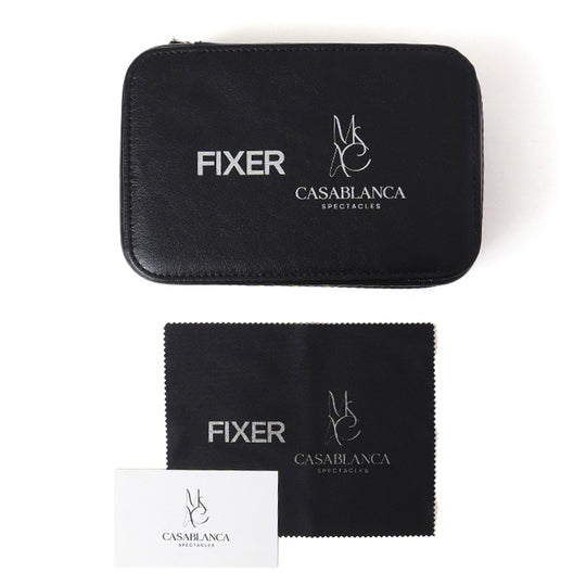 FIXER × CASABLANCA GEFFEN サングラス MATTE BLACK / BLACK SMOKE LENS