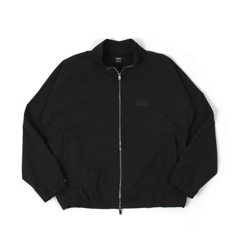 FJT-01 ストレッチナイロン トラックジャケット BLACK – MINIMAL WARDROBE