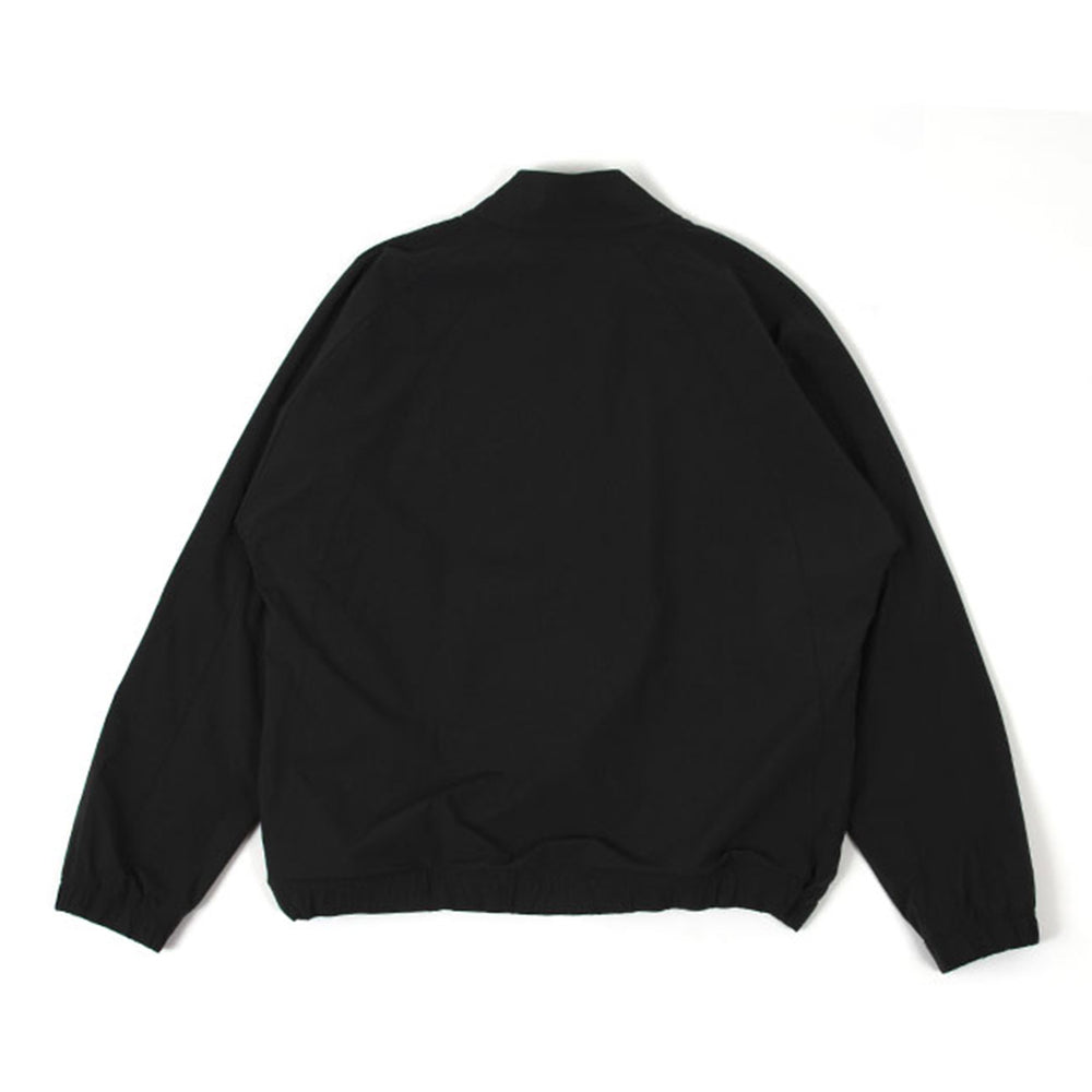 FJT-01 ストレッチナイロン トラックジャケット BLACK – MINIMAL WARDROBE
