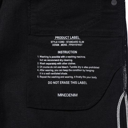 Standard Slim STR 5pocket OWS ブラック