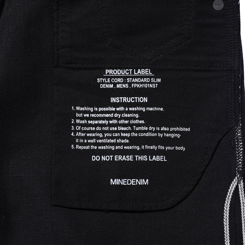 Standard Slim STR 5pocket OWS ブラック – MINIMAL WARDROBE