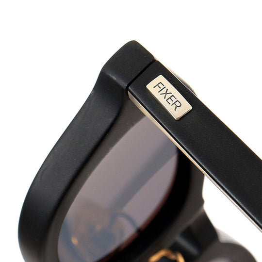 FIXER × CASABLANCA STIFF サングラス MATTE BLACK / BLACK SMOKE LENS
