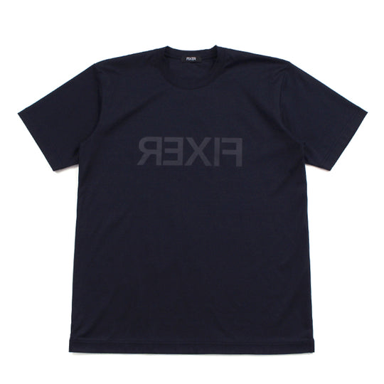 FTS-03 Reverse Print Crew Neck T-shirt Navy