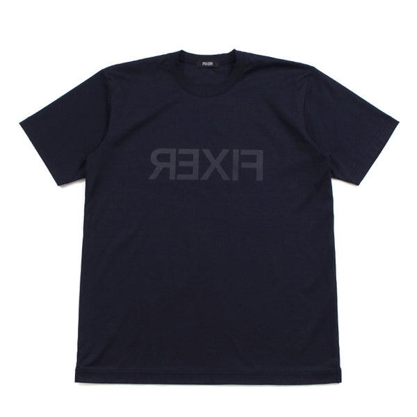 FTS-03 Reverse Print Crew Neck T-shirt Navy