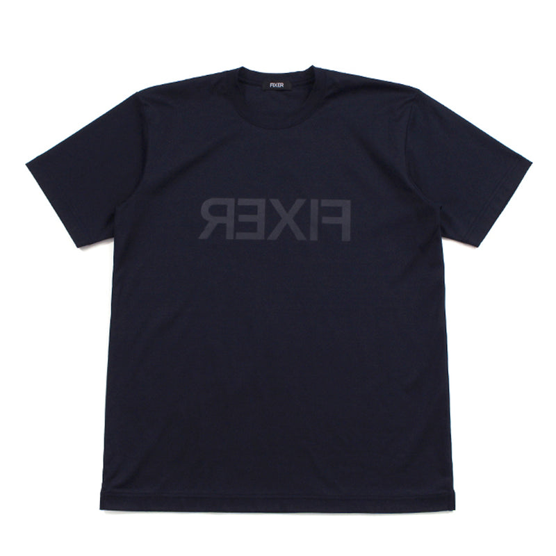FTS-03 Reverse Print Crew Neck T-shirt Navy