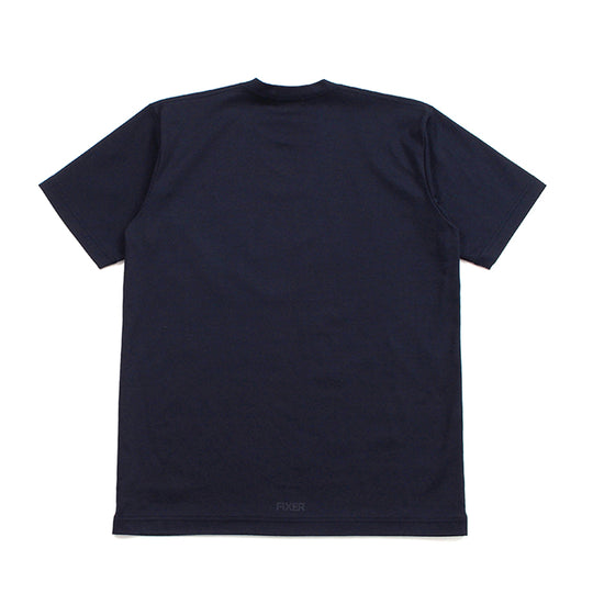 FTS-03 Reverse Print Crew Neck T-shirt Navy