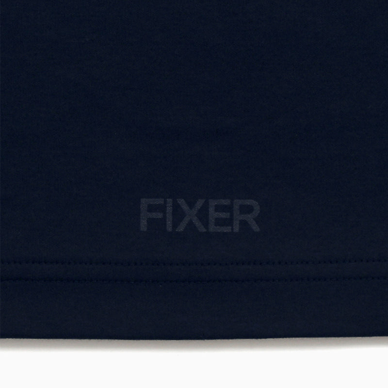 FTS-03 Reverse Print Crew Neck T-shirt Navy