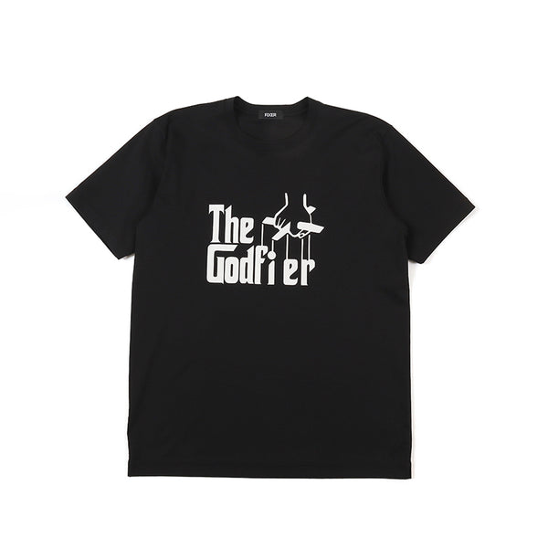 FTS-09 The God fixer プリント Tシャツ BLACK