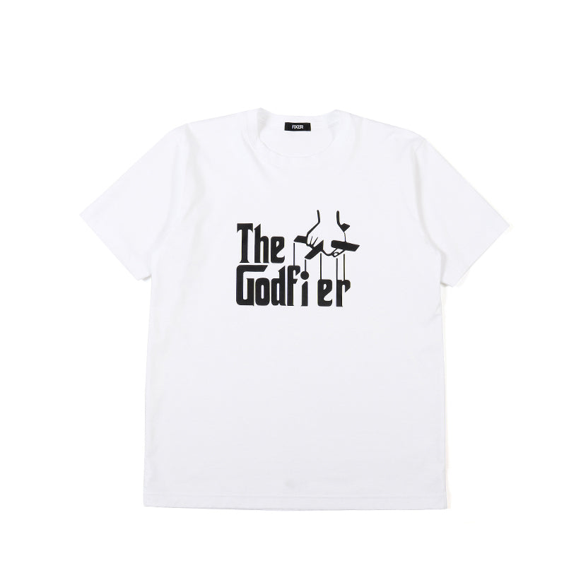 FTS-09 The God fixer プリント Tシャツ WHITE – MINIMAL WARDROBE