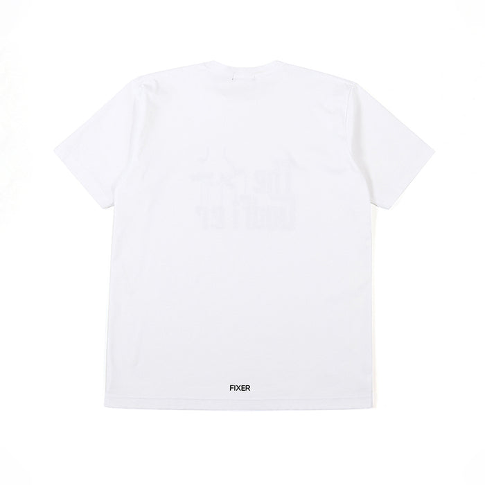 FTS-09 The God fixer プリント Tシャツ WHITE – MINIMAL WARDROBE