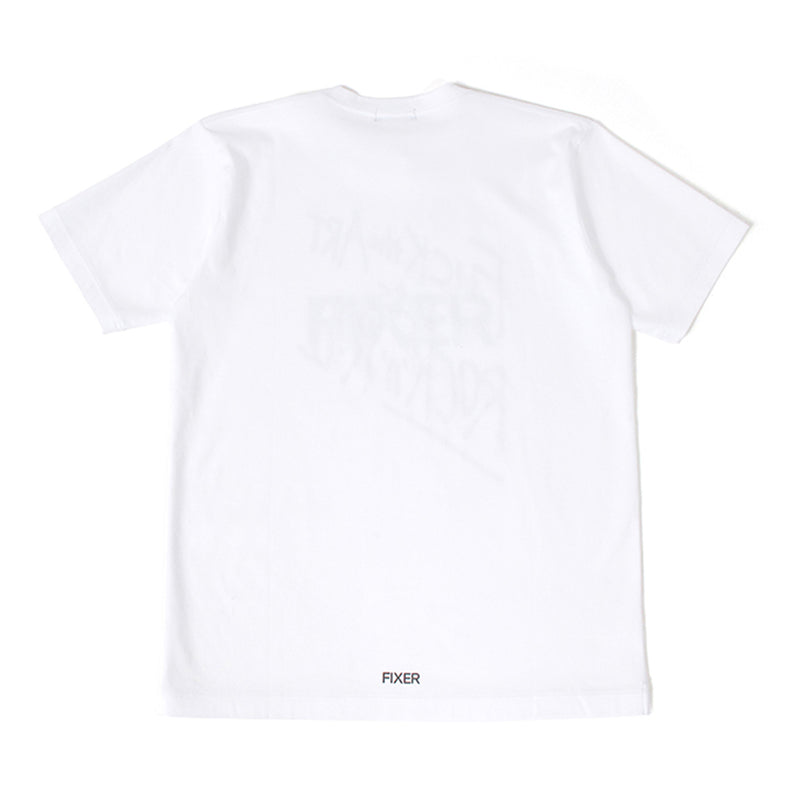 FTS-13 FUCK the ART Reverse Print T-shirt White