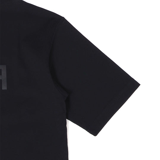 FTS-16 Reverse Print Oversized T-shirt ALLBLACK