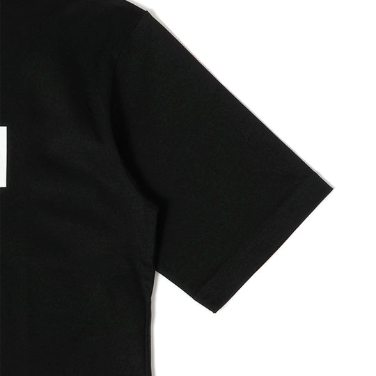 FTS-16 Reverse Print Oversized T-shirt BLACK